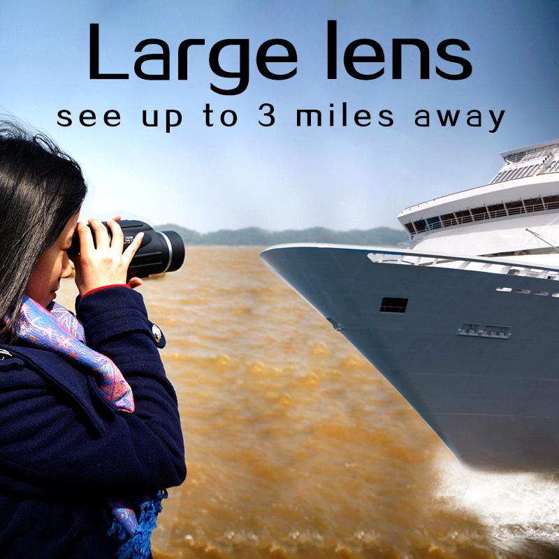 Hunting 13x50 Big Vision Monocular Powerful Handheld Telescope Eyepiece Spotting Scope Sport Watch with Handle USCAMEL