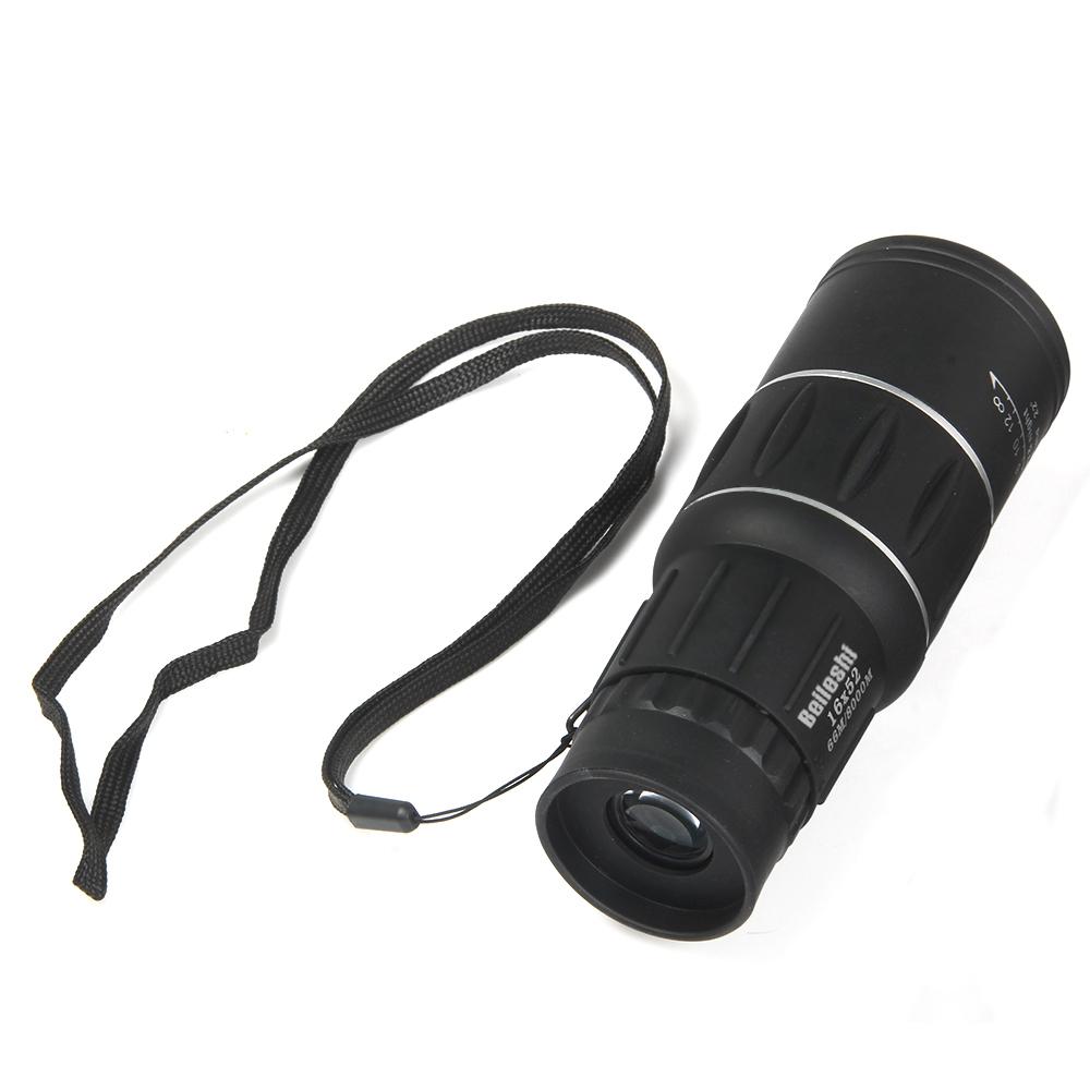 Beileshi 16 x 52 Dual Focus Monocular Spotting Telescope Zoom Optic Lens Binoculars Coating Lenses Hunting Optic Scope