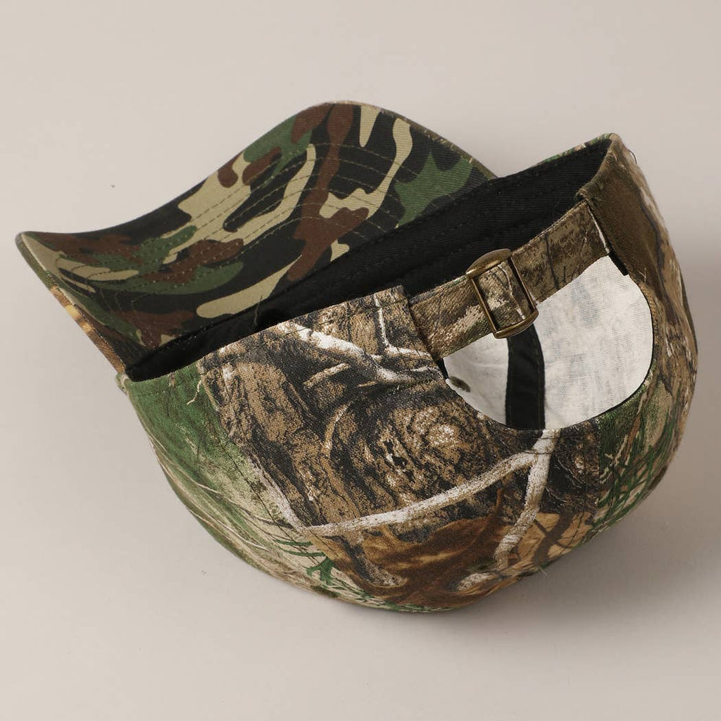 Camouflage Print Outdoor Baseball Cap