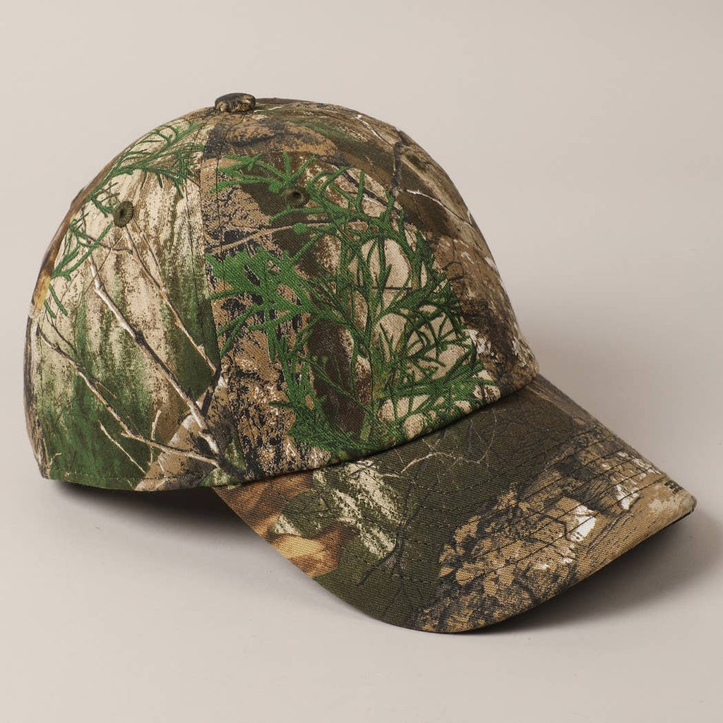 Camouflage Print Outdoor Baseball Cap