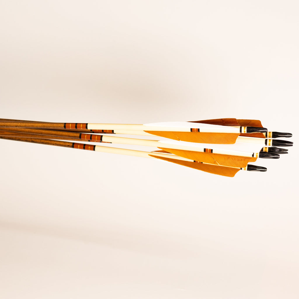 Wood Arrows Made in the USA - 6 Pack