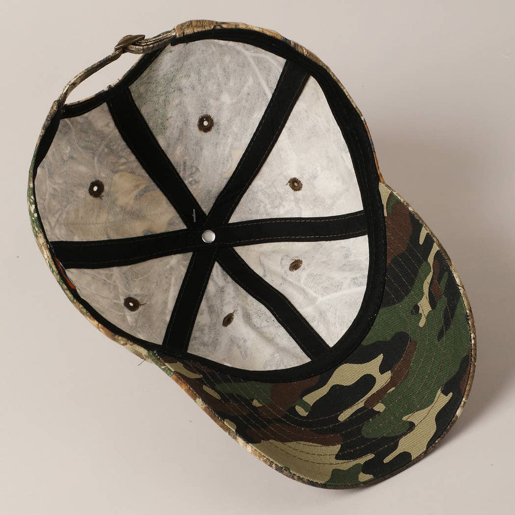 Camouflage Print Outdoor Baseball Cap