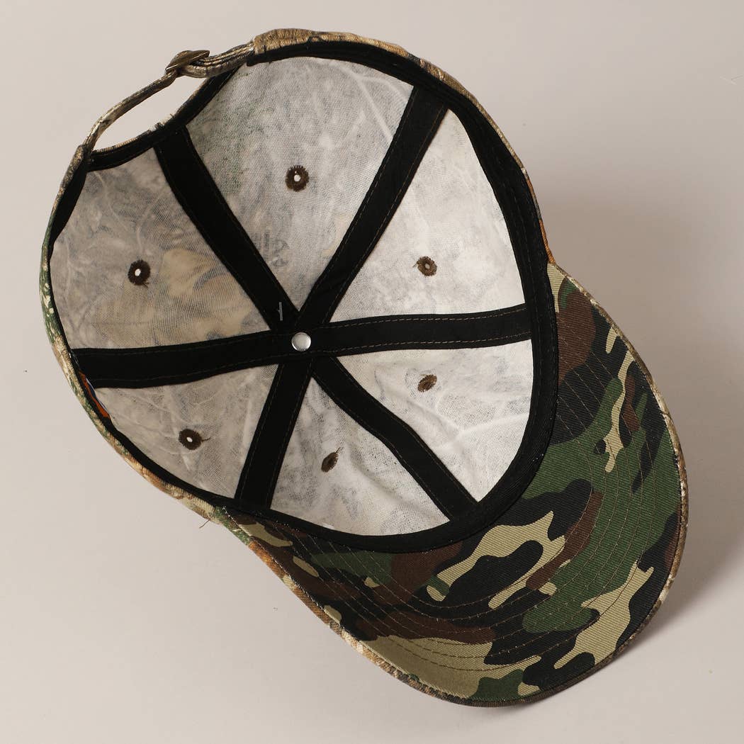 Camouflage Print Outdoor Baseball Cap