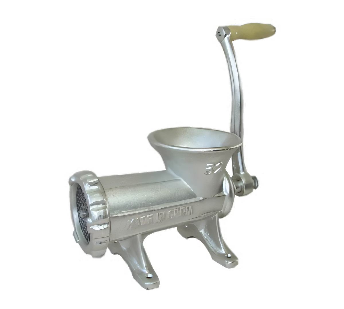 Uniworld Foodservice Equipment 832MG Manual Meat Grinder, #32 Hub, Bolt/Screw-Down Table Mount, Includes Knife and Cast Iron Grinding Plate Case of 2
