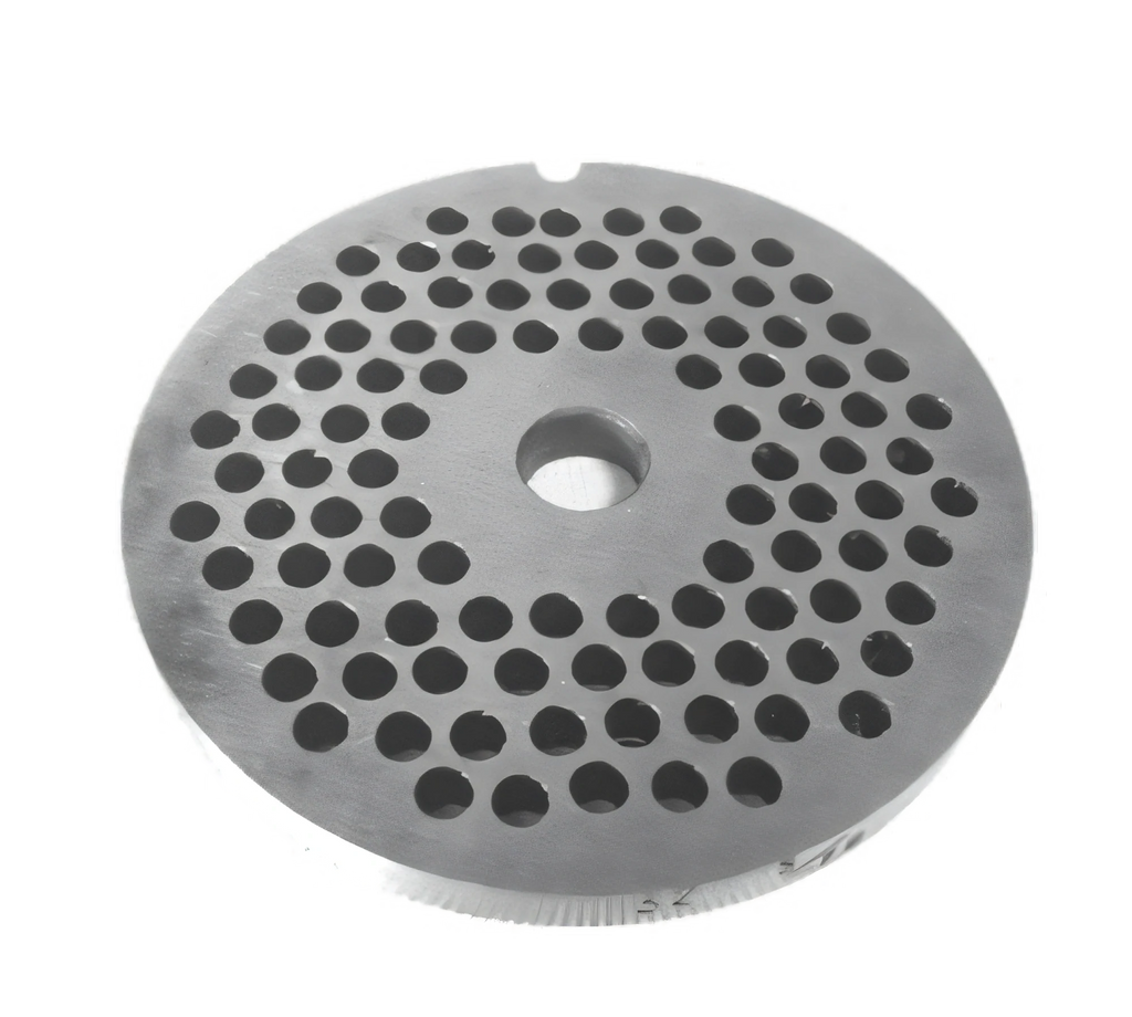 Uniworld Foodservice Equipment 832GP3/16 Meat Grinder Plate, #32 Hub, 3/16" Hole, Polished Steel Case of 12