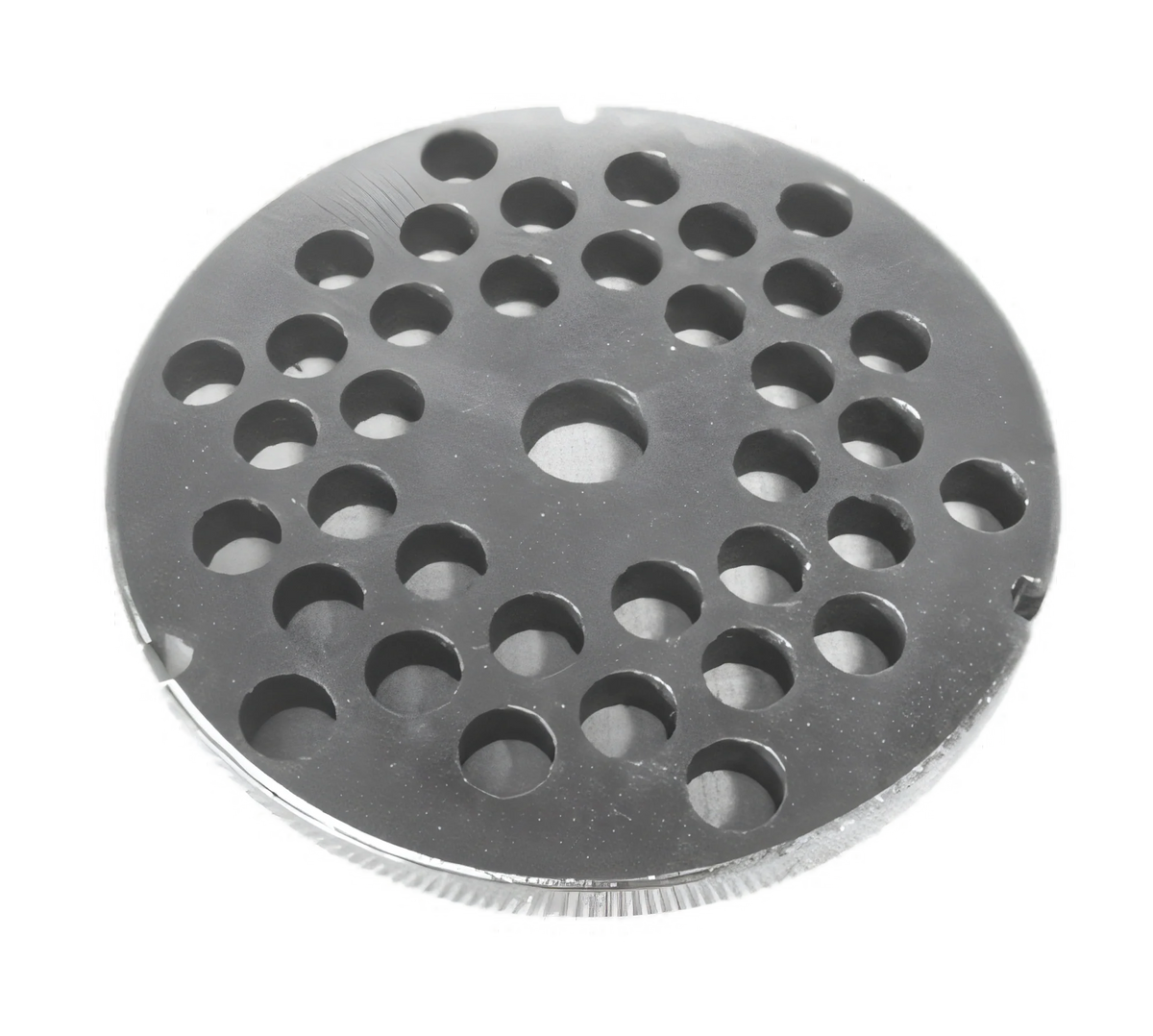 Uniworld Foodservice Equipment 832GP3/8 Meat Grinder Plate, #32 Hub, 3/8-inch, Polished Steel Case of 12
