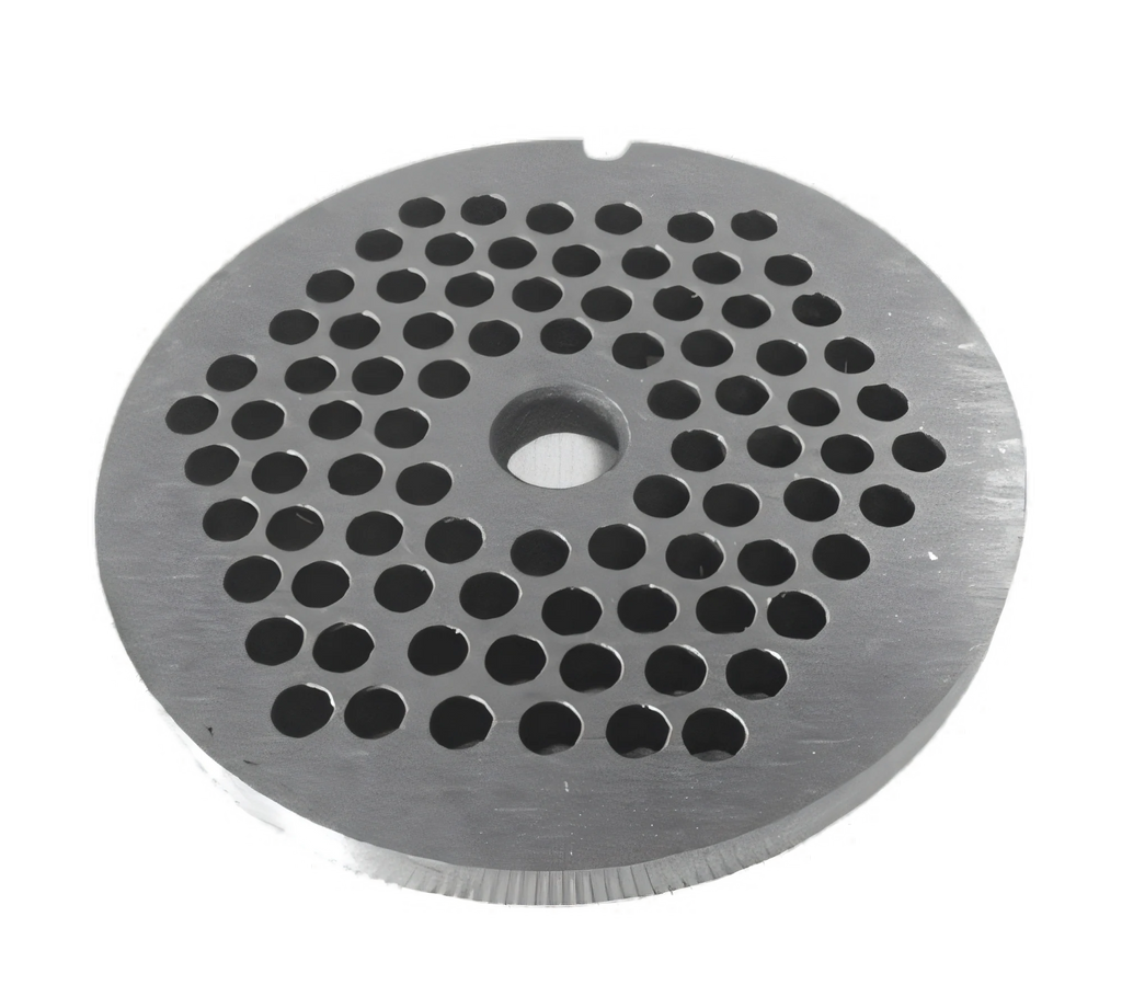Uniworld Foodservice Equipment 832GP1/4 Meat Grinder Plate, #32 Hub, 1/4-inch, Polished Steel Case of 12