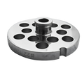 Uniworld Foodservice Equipment SS822GP1/2-H #22 Meat Grinder Plate with Hub, 1/2-inch, Stainless Steel