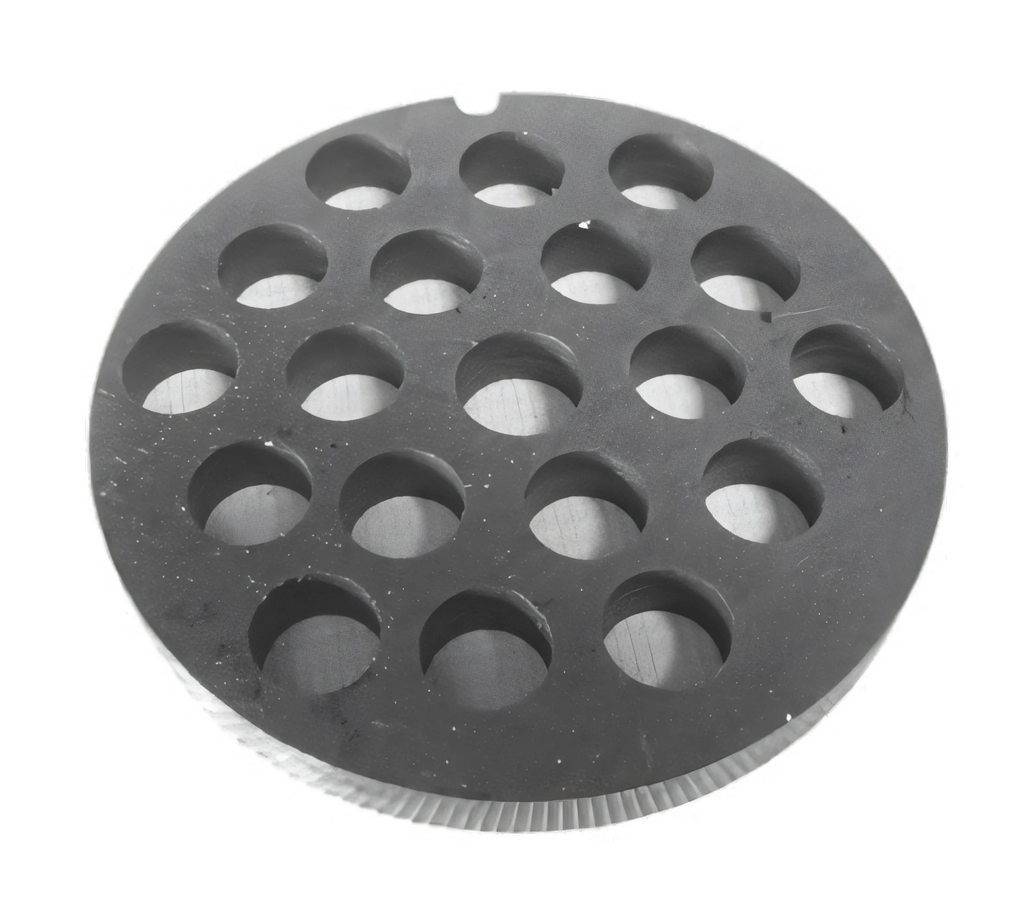 Uniworld Foodservice Equipment 822GP1/2 Meat Grinder Plate, #22 Hub, 1/2-inch, Polished Steel Case of 12